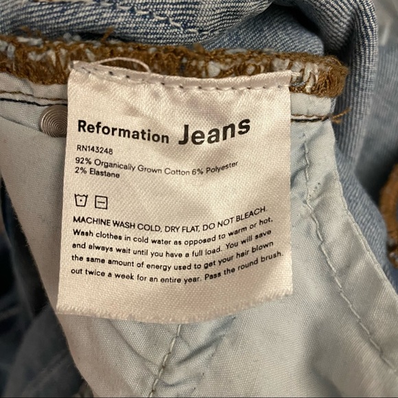 Reformation High and Skinny Crops in “Barbados” Size 23 - Picture 6 of 7